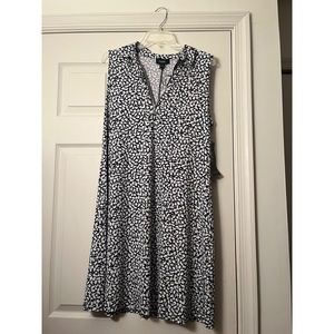 MSK Large Black & White Dress
